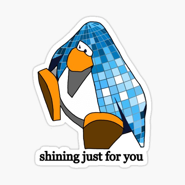 Mirrorball Taylor Swift Penguin Sticker