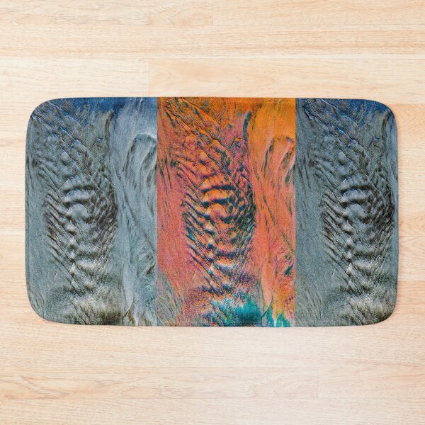 Item preview, Abstract tideway faces in blue red Diptych designed and sold by kall3bu.