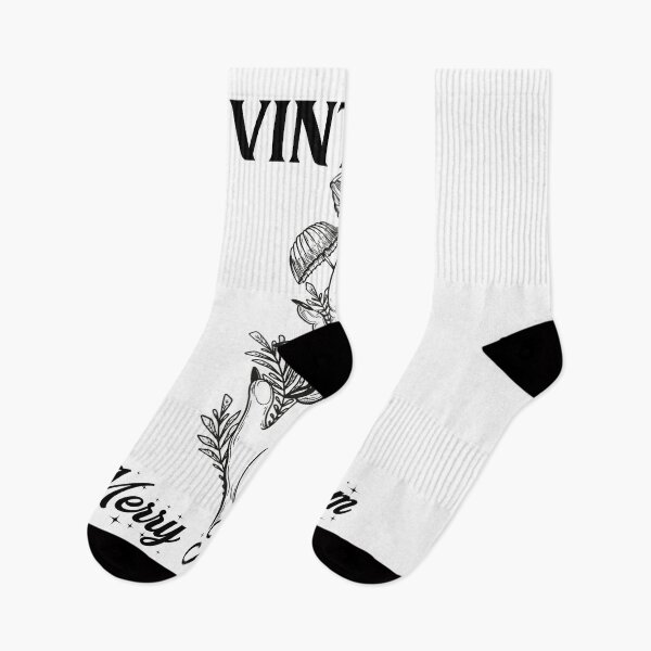 Aperçu de l'œuvre Vintage Merry Mushroom Lovers créée et vendue par Exosia Shop ⭐⭐⭐⭐⭐.