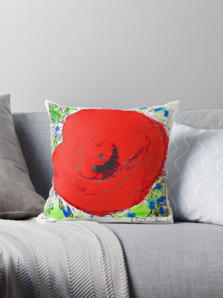 Item preview, Red Poppy Flower designed and sold by RDRiccoboni.