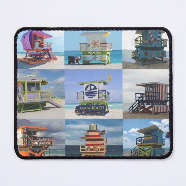 Item preview, Miami Beach, Florida - Iconic Lifeguard Towers designed and sold by leemcnut.
