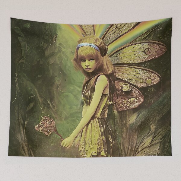 Item preview, MARY THE FREE SPIRITED FOREST FAIRY Midjourney Ai Art designed and sold by davidjulie.