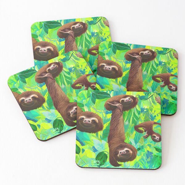 Item preview, Sloths in the jungle  designed and sold by deville13.