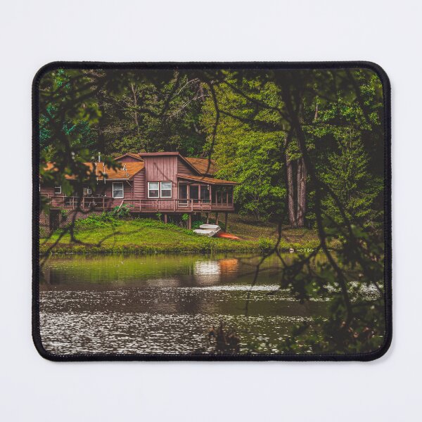 Item preview, Cute House by the Lake designed and sold by Stevens-Prints.
