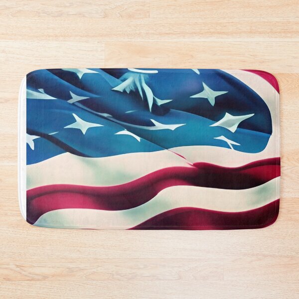 Item preview, American Flag - Red White and Blue with Bald Eagle Design Illustration  designed and sold by deniselynnimage.