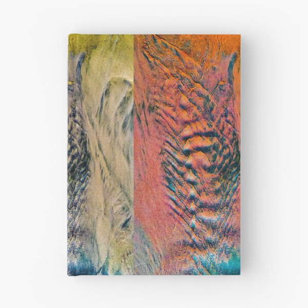 Item preview, Abstract tideway faces in blue yellow red Triptych designed and sold by kall3bu.