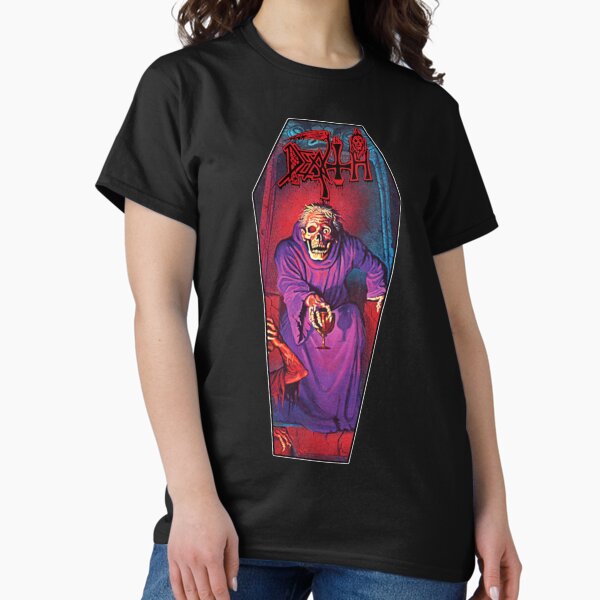 Item preview, Death Scream Bloody Gore Zombie Skeleton Coffin designed and sold by Pus Fan.