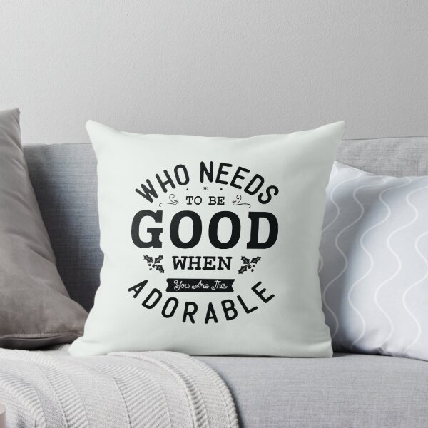Item preview, Who Needs To Be Good When You Are This Adorable Shirt | Funny Christmas Shirt | Cute Xmas Tee | Holiday Shirts | Family Christmas Shirt designed and sold by mahsanart.