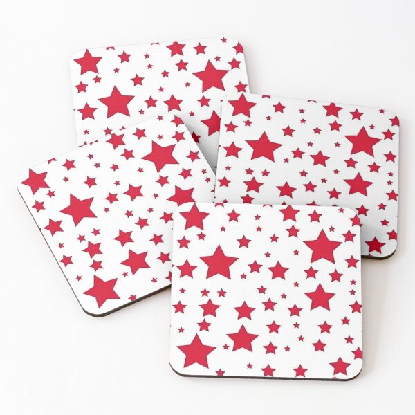 Item preview, Valentine Red Stars designed and sold by Teejay-Shop.