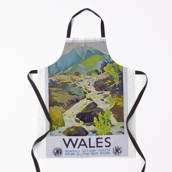 Item preview, A Vintage Great Western Railway poster advertising travel to Wales designed and sold by Random Railways.