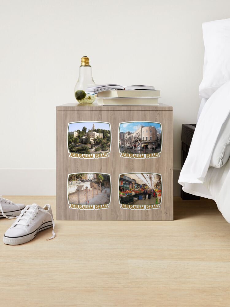Alternate view of Israel, Jerusalem - Sticker Pack. Sticker