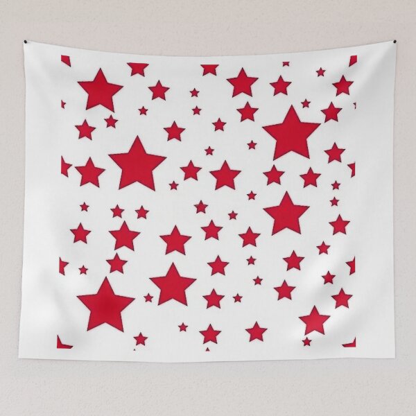 Item preview, Valentine Red Stars designed and sold by Teejay-Shop.