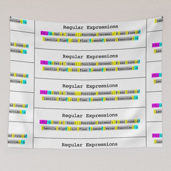 Item preview, Regular Expressions designed and sold by lachlansharp.