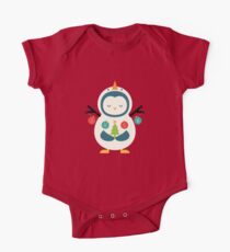 Snow Penguin One Piece - Short Sleeve