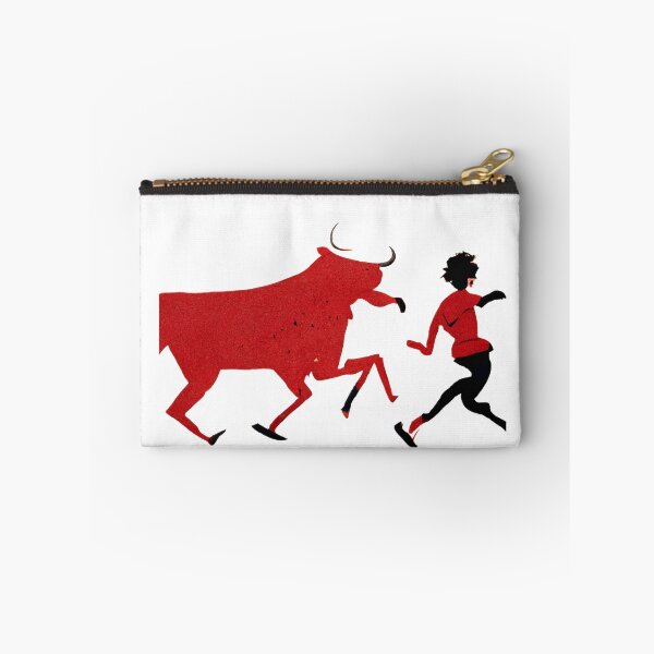 Item preview, Abstract person running with the bulls in Spain. designed and sold by liana campbell.