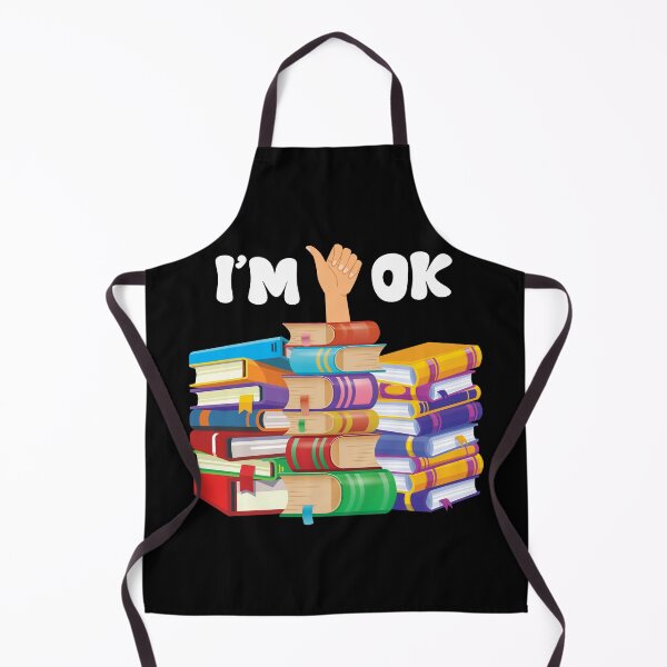 Item preview, I'm Ok Funny Reading Quotes Bookworm designed and sold by CREATIVE-TEE.