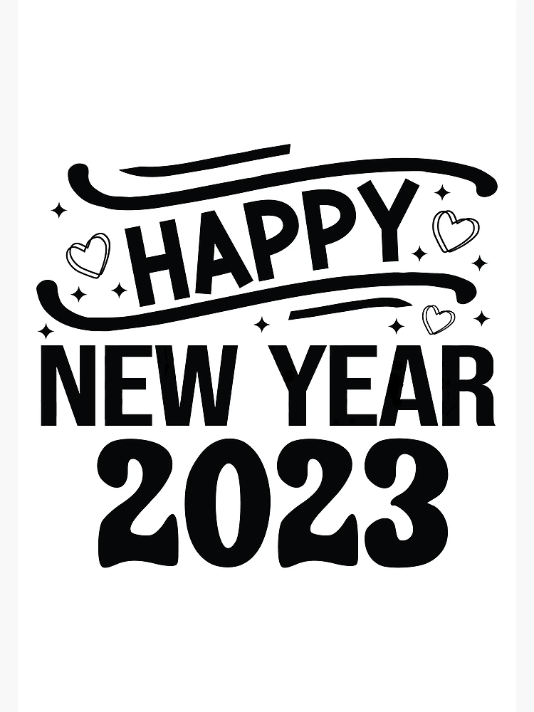 Happy New Year 2023 | Happy New Year Drawing 2023 | New Year Poster Drawing|  New Year Pencil Drawing - YouTube