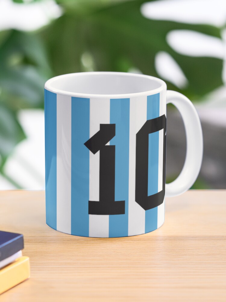 Taza Camiseta Messi Coffee Mug Tea Cup Lionel Messi 10 Design - Ceramic Cup  Printed On Both