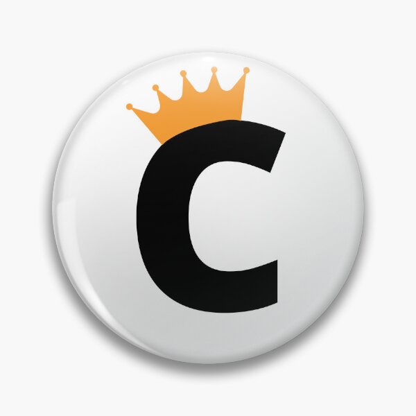 Item preview, Crowned Monogram Letter C designed and sold by Coffee Lifestyle.