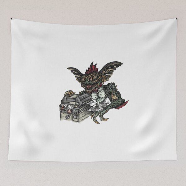 Item preview, Gremlins - Mohawk stuffs Gizmo into Copy Machine designed and sold by LoganMDesigns.