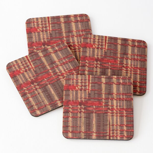 Item preview, Red bronze metal pattern designed and sold by Xarah.