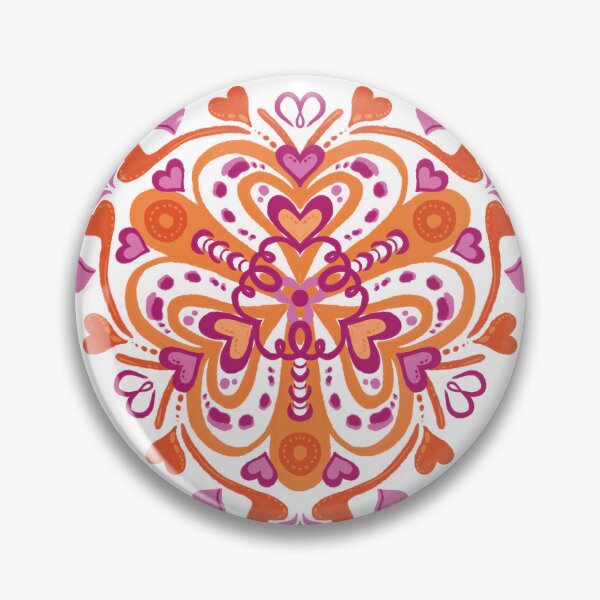 Item preview, Lesbian Pride Mandala designed and sold by ThreeLegMeg.
