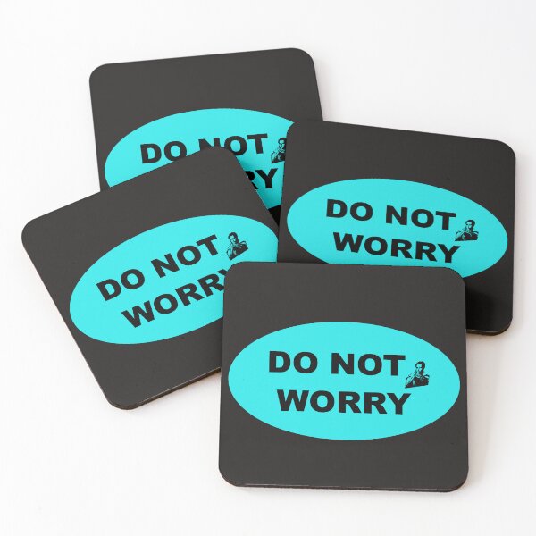 Item preview, DO NOT WORRY industrial style sign designed and sold by lobodelnoir.