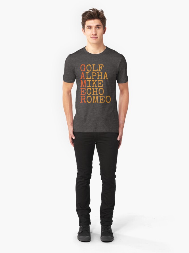 Alternate view of Gamer Phonetics Slim Fit T-Shirt