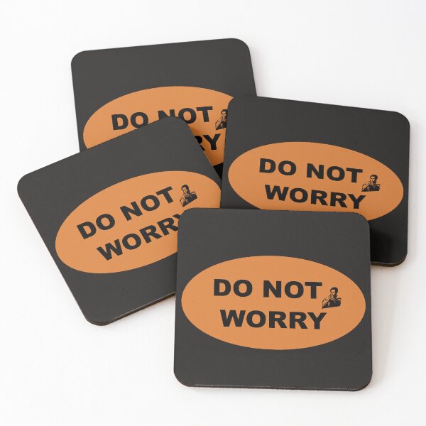 Item preview, DO NOT WORRY industrial style sign designed and sold by lobodelnoir.