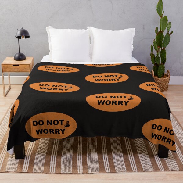 Item preview, DO NOT WORRY industrial style sign designed and sold by lobodelnoir.