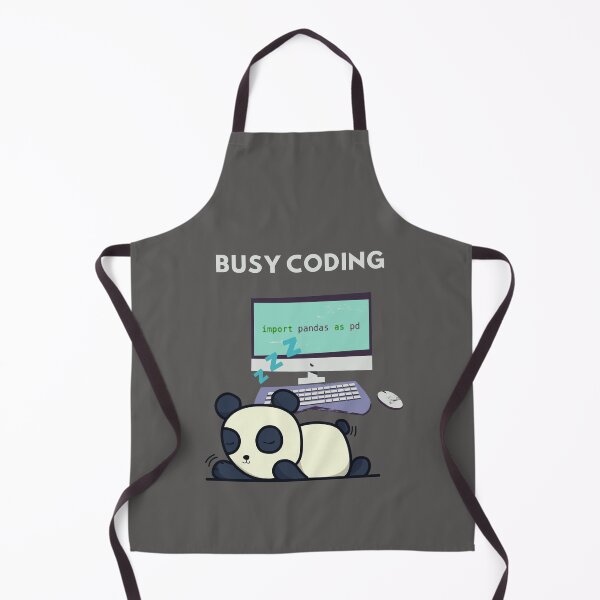 Item preview, Busy Coding Import Pandas Python Joke designed and sold by t1n3333.