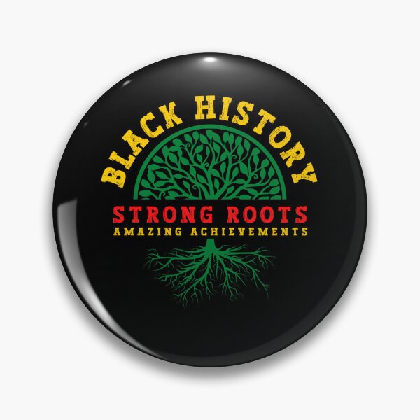 Item preview, Black History: Strong Roots, Amazing Achievements : Green : black history month, black history : Gifts for celebrate Black History designed and sold by MokonoKokoro.