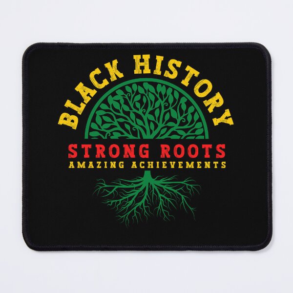 Item preview, Black History: Strong Roots, Amazing Achievements : Green : black history month, black history : Gifts for celebrate Black History designed and sold by MokonoKokoro.