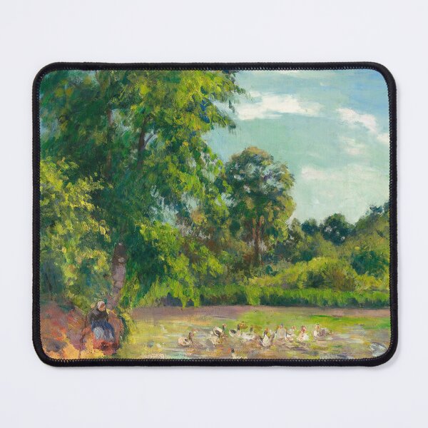 Item preview, Canards sur Letang de Montfoucault - Camille Pissarro Art Prints designed and sold by TheSoulOfArt.