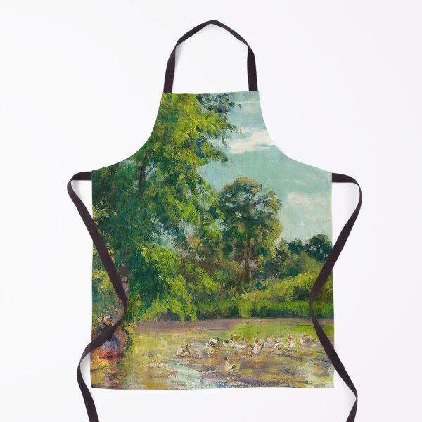 Item preview, Canards sur Letang de Montfoucault - Camille Pissarro Art Prints designed and sold by TheSoulOfArt.