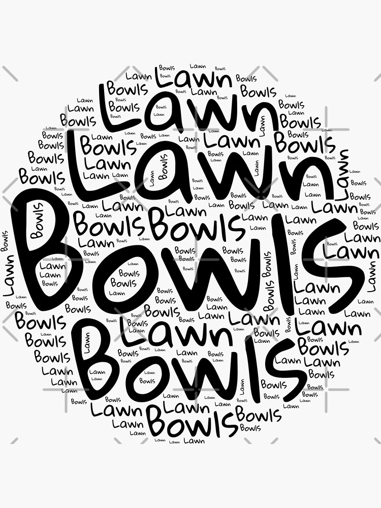 "Lawn Bowls Round Design" Sticker for Sale by KeepRolling Redbubble