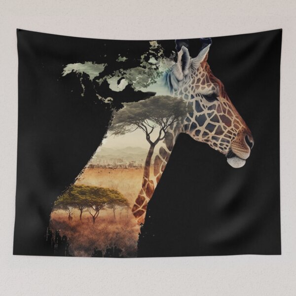 Item preview, Double exposure Africa continent designed and sold by Mirochan80.