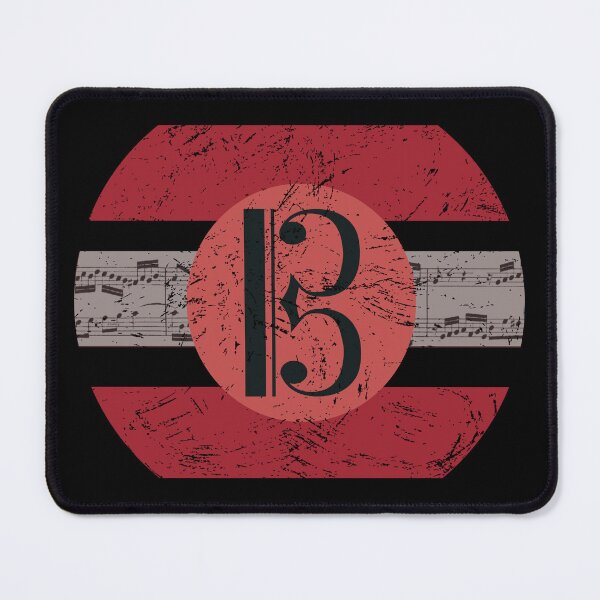 Item preview, alto or tenor clef designed and sold by piesdesignart.