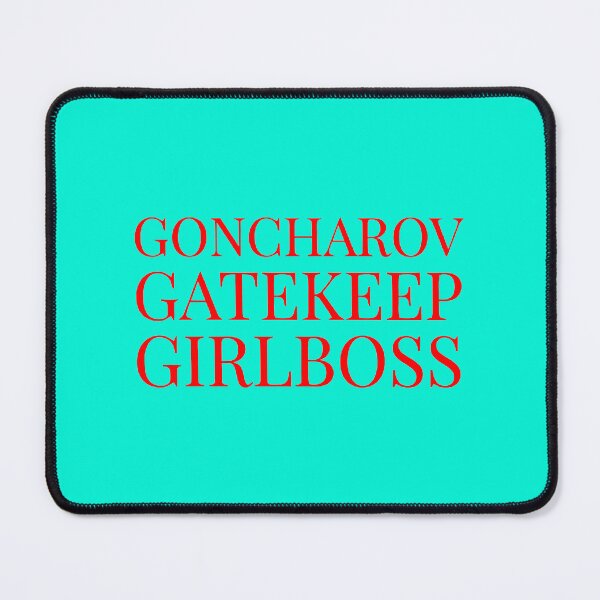 Item preview, Goncharov Gatekeep Girlboss Katya Funny Phrase, Classy Minimalist Font designed and sold by Ninetie2Nothing.