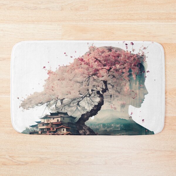 Item preview, Double exposure japanese landscape designed and sold by Mirochan80.