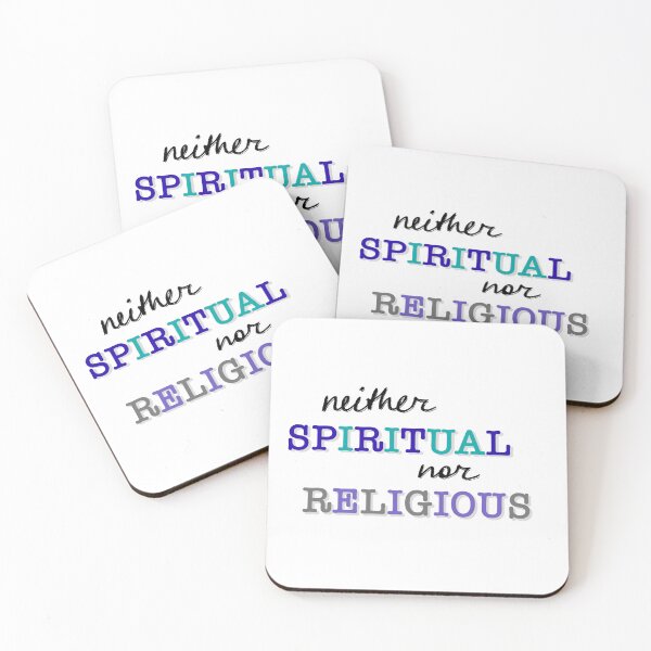 Item preview, Neither Spiritual Nor Religious in Blue designed and sold by fogoosherie.