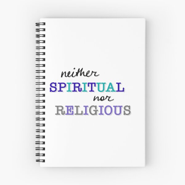 Item preview, Neither Spiritual Nor Religious in Blue designed and sold by fogoosherie.