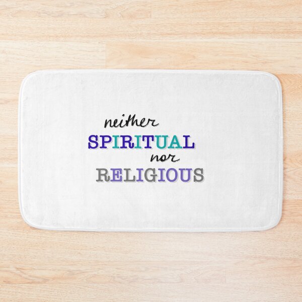Item preview, Neither Spiritual Nor Religious in Blue designed and sold by fogoosherie.
