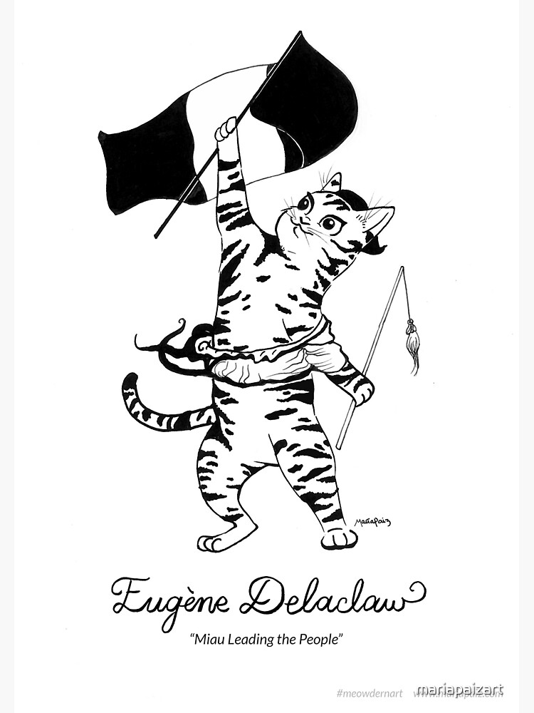 #meowdernart - Eugene Delaclaw by mariapaizart