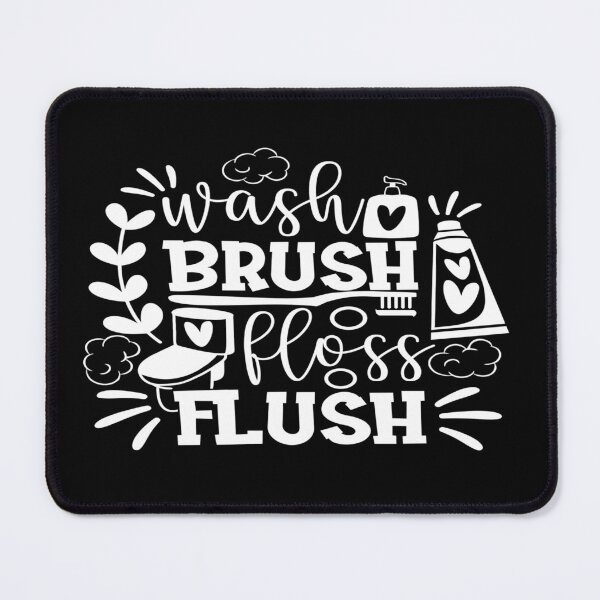 Item preview, Wash brush floss flush designed and sold by phassystore.