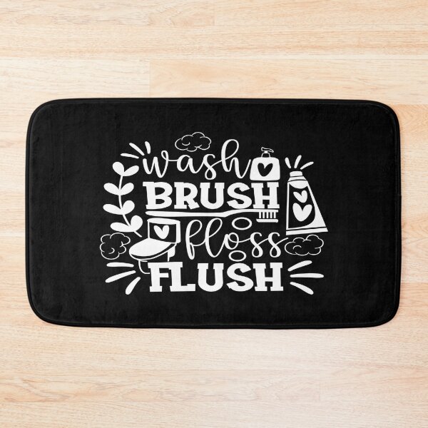 Item preview, Wash brush floss flush designed and sold by phassystore.