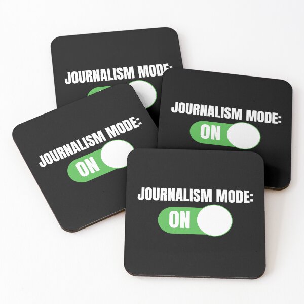 Item preview, Journalism Mode: ON (For light background) designed and sold by thecatcouch.