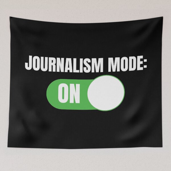 Item preview, Journalism Mode: ON (For light background) designed and sold by thecatcouch.