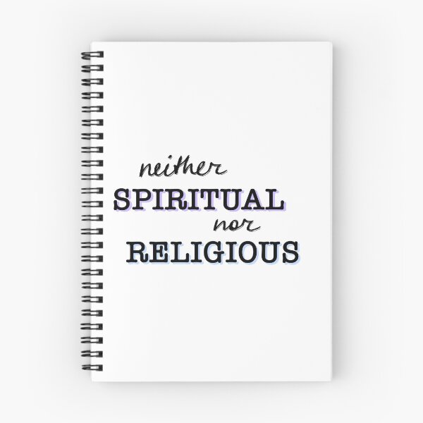 Item preview, Copy of Neither Spiritual Nor Religious in Black designed and sold by fogoosherie.