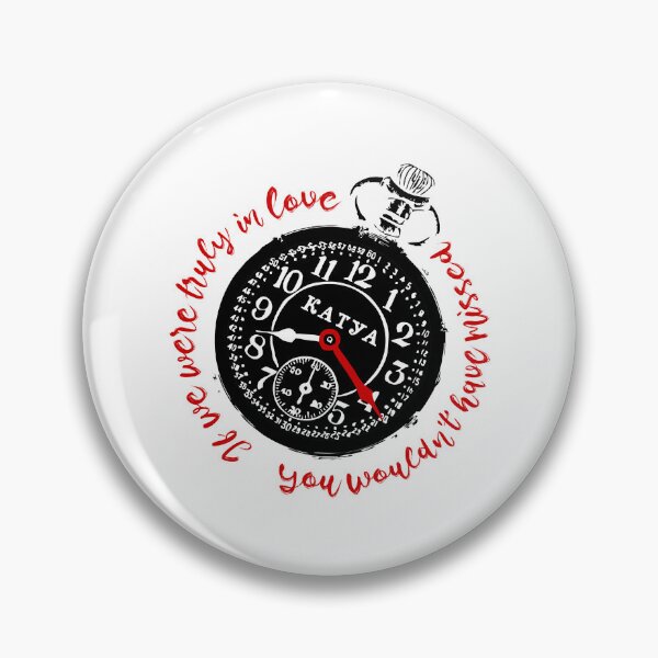 Item preview, Katya _amp_ Goncharov Love (Variant 2 for dark backgrounds) designed and sold by Ninetie2Nothing.